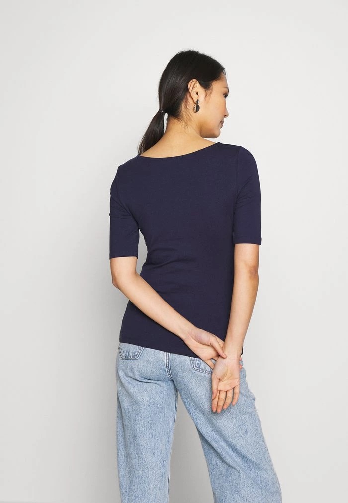 T-Shirt ANNA FIELD Anna Field Basic T-shirt Bleu Marine Femme | EPQ-3564389